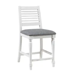 5pc Cambrien Rustic Farmhouse Counter Height Dining Set Antique White/Gray - HOMES: Inside + Out -HOMES: Inside + Out Store GUEST b026005c 8081 4c53 943c 5b1bd297404c