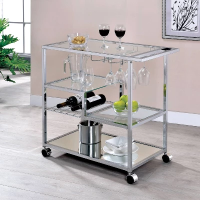Kayla Cart Chrome - HOMES: Inside + Out 1 Kayla Cart Chrome - HOMES: Inside + Out