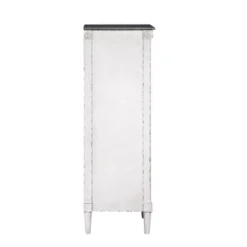 Magg 4 Drawer Jewelry Chest With Flip Up Mirror Antique White/Antique Gray Two Tone - HOMES: Inside + Out -HOMES: Inside + Out Store GUEST b1e229a3 2adc 4df7 881a 97c67956677e