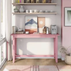 Rockland Counter Height Table With USB Port Antique Pink - HOMES: Inside + Out 8 Rockland Counter Height Table With USB Port Antique Pink - HOMES: Inside + Out -HOMES: Inside + Out Store GUEST b379e292 e96e 4d31 ac1b 732567d90d22