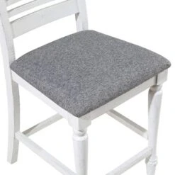 5pc Cambrien Rustic Farmhouse Counter Height Dining Set Antique White/Gray - HOMES: Inside + Out -HOMES: Inside + Out Store GUEST b43140c9 8da2 4175 bcdb 8c2454794009