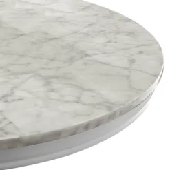 Kennegad Round Dining Table White - HOMES: Inside + Out 12 Kennegad Round Dining Table White - HOMES: Inside + Out -HOMES: Inside + Out Store GUEST b6e0e5f3 2849 4771 9bac cdf47f2fccc0