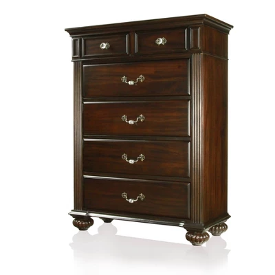 3pc California King Pennings Traditional Bed Set And Nightstand With Chest Dark Walnut - HOMES: Inside + Out 12 3pc California King Pennings Traditional Bed Set And Nightstand With Chest Dark Walnut - HOMES: Inside + Out - Image 12