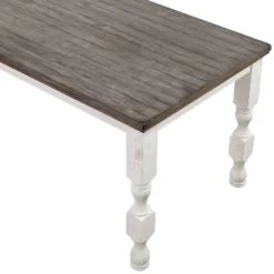 78" Cambrien Rustic Two-Tone Counter Height Dining Table Antique White/Gray - HOMES: Inside + Out -HOMES: Inside + Out Store GUEST b873ea93 b3d5 42b7 bb67 401ebeb0b568