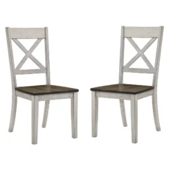 2pk Calton X Shaped Back Dining Chairs - HOMES: Inside + Out -HOMES: Inside + Out Store GUEST b8b227e4 65c5 443b a72e 6168dd71c32b