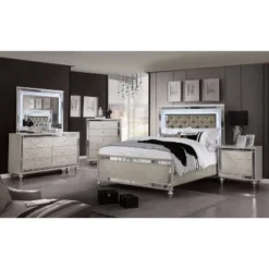 3pc Queen La Mesa Bed Nightstand And Dresser Set Silver - HOMES: Inside + Out 13 3pc Queen La Mesa Bed Nightstand And Dresser Set Silver - HOMES: Inside + Out -HOMES: Inside + Out Store GUEST b9786f17 48db 429b 8e5d 5402eedf3869