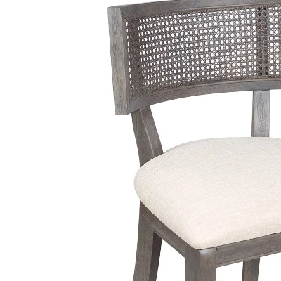 Roben Woven Cane Back Counter Height Barstools - HOMES: Inside + Out 7 Roben Woven Cane Back Counter Height Barstools - HOMES: Inside + Out - Image 7