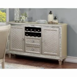 Jenra 2 Drawer Buffet Server Champagne - HOMES: Inside + Out