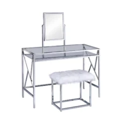 Burdette Contemporary Vanity Table Set - HOMES: Inside + Out 7 Burdette Contemporary Vanity Table Set - HOMES: Inside + Out -HOMES: Inside + Out Store GUEST c03345b5 0a70 45ee 9f50 437ebe15322b