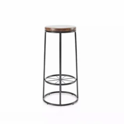 Set Of 2 33" Pilat Barstools With Wood Seat Light Gray - HOMES: Inside + Out -HOMES: Inside + Out Store GUEST c6e4e68e 7bf4 43b4 acc7 5f36b0b7e054