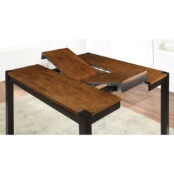 54" Ulmar Square Counter Height Extendable Dining Table With Butterfly Leaf Dark Oak/Espresso - HOMES: Inside + Out 6 54" Ulmar Square Counter Height Extendable Dining Table With Butterfly Leaf Dark Oak/Espresso - HOMES: Inside + Out -HOMES: Inside + Out Store GUEST c777dc11 bdd4 4aa3 9b5f 181f8c163723