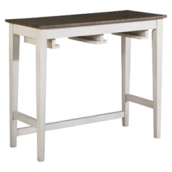 3pc Helbrana Bar Height Dining Set White/Gray - HOMES: Inside + Out -HOMES: Inside + Out Store GUEST c898134c 79a9 44f2 ac62 cfc6043d3823