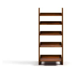 55" Claire 5 Shelf Ladder Bookcase Oak - HOMES: Inside + Out -HOMES: Inside + Out Store GUEST cc4aabaa c061 40c9 9897 d3f5ee666083
