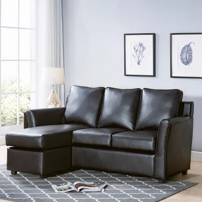 Henri Upholstered Sofa Dark Gray - HOMES: Inside + Out 1 Henri Upholstered Sofa Dark Gray - HOMES: Inside + Out