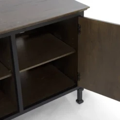 Kelson Multi Storage TV Stand For TVs Up To 80" Medium Weathered Oak - HOMES: Inside + Out -HOMES: Inside + Out Store GUEST cf421594 9614 487d 875b 85ef62eb2cdc