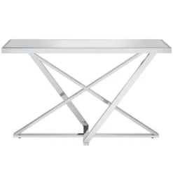 Drubeck Mirrored Rectangle Sofa Table Chrome - HOMES: Inside + Out 8 Drubeck Mirrored Rectangle Sofa Table Chrome - HOMES: Inside + Out -HOMES: Inside + Out Store GUEST d0cc6d9c 4c89 4a30 8ff3 51832c72fc5d