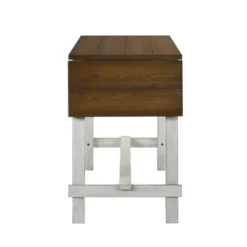 71" Shipway Counter Height Table With Drop Leaf Antique Light Oak/Antique White - HOMES: Inside + Out 12 71" Shipway Counter Height Table With Drop Leaf Antique Light Oak/Antique White - HOMES: Inside + Out -HOMES: Inside + Out Store GUEST d1466f43 306a 4830 ae62 502496bc332d