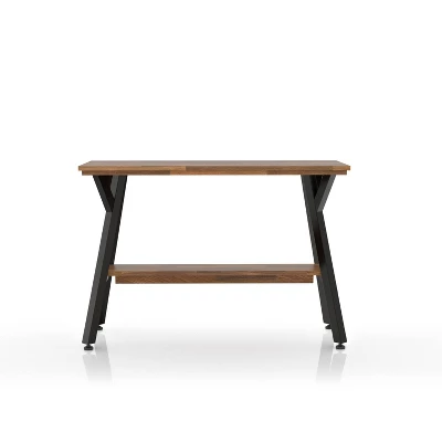 Mafi Open Shelf Console Table Black - HOMES: Inside + Out 2 Mafi Open Shelf Console Table Black - HOMES: Inside + Out - Image 2