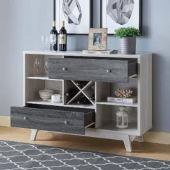 Abrama 2 Drawer Buffet White Oak/Distressed Gray - HOMES: Inside + Out 11 Abrama 2 Drawer Buffet White Oak/Distressed Gray - HOMES: Inside + Out -HOMES: Inside + Out Store GUEST d4a75129 5de8 40be beaa 8eacc04dc58c