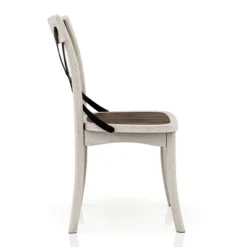 5pc Piker Round Dining Set Dark Walnut/Antique White - HOMES: Inside + Out 14 5pc Piker Round Dining Set Dark Walnut/Antique White - HOMES: Inside + Out -HOMES: Inside + Out Store GUEST d4c35990 7bce 498d b32a 6caf113c945d