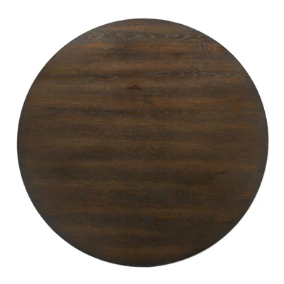 5pc Piker Round Dining Set Dark Walnut/Antique White - HOMES: Inside + Out 9 5pc Piker Round Dining Set Dark Walnut/Antique White - HOMES: Inside + Out - Image 9