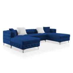 Elmhurst U Shaped Glam Tufted Sectional - HOMES: Inside + Out -HOMES: Inside + Out Store GUEST d860759d bcb2 4b41 8baf 1021dc6a04b1