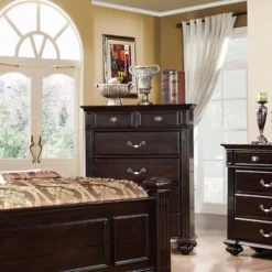 3pc California King Pennings Traditional Bed Set And Nightstand With Chest Dark Walnut - HOMES: Inside + Out 22 3pc California King Pennings Traditional Bed Set And Nightstand With Chest Dark Walnut - HOMES: Inside + Out -HOMES: Inside + Out Store GUEST dacbbdb9 2cc6 4558 b638 7f4ccfd987ab