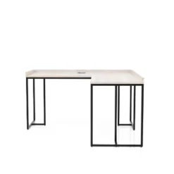 Branar L Shape Computer Desk With USB Port - HOMES: Inside + Out -HOMES: Inside + Out Store GUEST df903cfa dca7 4268 ab12 bfc139dfb14d