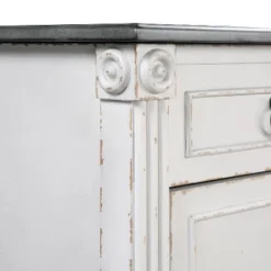 Magg 4 Drawer Jewelry Chest With Flip Up Mirror Antique White/Antique Gray Two Tone - HOMES: Inside + Out -HOMES: Inside + Out Store GUEST e0626f9b a18b 4848 9b5d 067d725e4b93