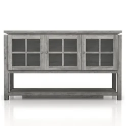 Carita Transitional Windowpane Cabinets Buffet - HOMES: Inside + Out -HOMES: Inside + Out Store GUEST e388c616 9195 4302 b988 2c25fa4972c5