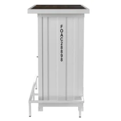 Locust Bar Table With Seven Color LED Strip White - HOMES: Inside + Out -HOMES: Inside + Out Store GUEST e4f2d68a 72c0 4cbf a4e1 771a13b4e8d9