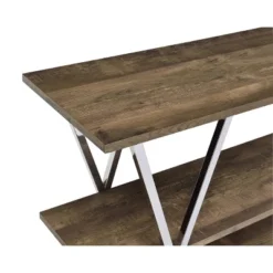 47" Seto 3 Shelf Console Table Dark Oak - HOMES: Inside + Out -HOMES: Inside + Out Store GUEST e71d22c7 3f79 482d ae75 75c399d645ca