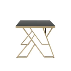 Jalama Glam Glass Top Gold Frame Dining Table - HOMES: Inside + Out 7 Jalama Glam Glass Top Gold Frame Dining Table - HOMES: Inside + Out -HOMES: Inside + Out Store GUEST ea99df27 ea5e 4baf 8ebe 1aab996d7b88