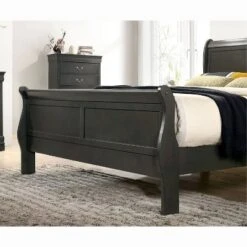 3pc Sliver Sleigh Bed With 2 Nightstands - HOMES: Inside + Out 10 3pc Sliver Sleigh Bed With 2 Nightstands - HOMES: Inside + Out -HOMES: Inside + Out Store GUEST ecdd75cb cabe 4291 9b4f 132befe1592e