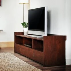 Flatcar Multi Functional Storage TV Stand For TVs Up To 65" Vintage Walnut - HOMES: Inside + Out -HOMES: Inside + Out Store GUEST ed778621 554e 4bbd 89a5 731425bbdbb9