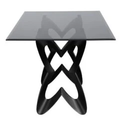 58" Poppy Hill Modern Rectangle Glass Top Dining Table Black/Gray - HOMES: Inside + Out 11 58" Poppy Hill Modern Rectangle Glass Top Dining Table Black/Gray - HOMES: Inside + Out -HOMES: Inside + Out Store GUEST efaf685b d989 4b20 99dc 34a8f2dce79d