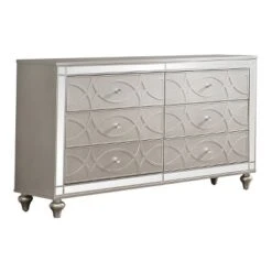 3pc Queen La Mesa Bed Nightstand And Dresser Set Silver - HOMES: Inside + Out 12 3pc Queen La Mesa Bed Nightstand And Dresser Set Silver - HOMES: Inside + Out -HOMES: Inside + Out Store GUEST f2dab5de 72df 44e7 9a98 4fbea8905ca6