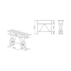 Torum Counter Height Bar Table Light Gray - HOMES: Inside + Out -HOMES: Inside + Out Store GUEST f82eb3d4 5a53 40bf a999 424c7a0d06a0