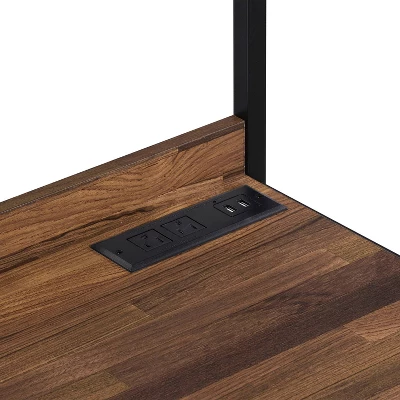 Clydebank Corner Desk With Bookcase And USB Plug - HOMES: Inside + Out 3 Clydebank Corner Desk With Bookcase And USB Plug - HOMES: Inside + Out - Image 3