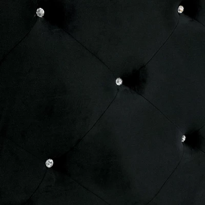 Queen Washington Upholstered Adult Bed Black - HOMES: Inside + Out 3 Queen Washington Upholstered Adult Bed Black - HOMES: Inside + Out - Image 3