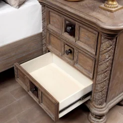 3pc Lellen Bedroom Set With 2 Nightstands Beige/Rustic Natural Tone - HOMES: Inside + Out 14 3pc Lellen Bedroom Set With 2 Nightstands Beige/Rustic Natural Tone - HOMES: Inside + Out -HOMES: Inside + Out Store GUEST faf6bf0d c257 4ab6 8e12 71c8902ccce1